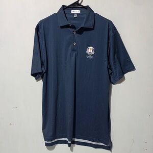 Peter Millar Crown Sport Ryder Cup Whistling Straight Micro Dot polo